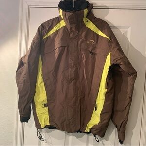 Polar Edge Mens Medium Ski Snowboard Jacket Winter Coat Snow Ski Gold Series